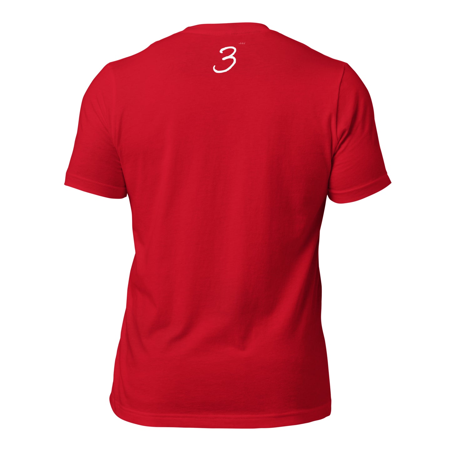 3 Numeral Unisex t-shirt