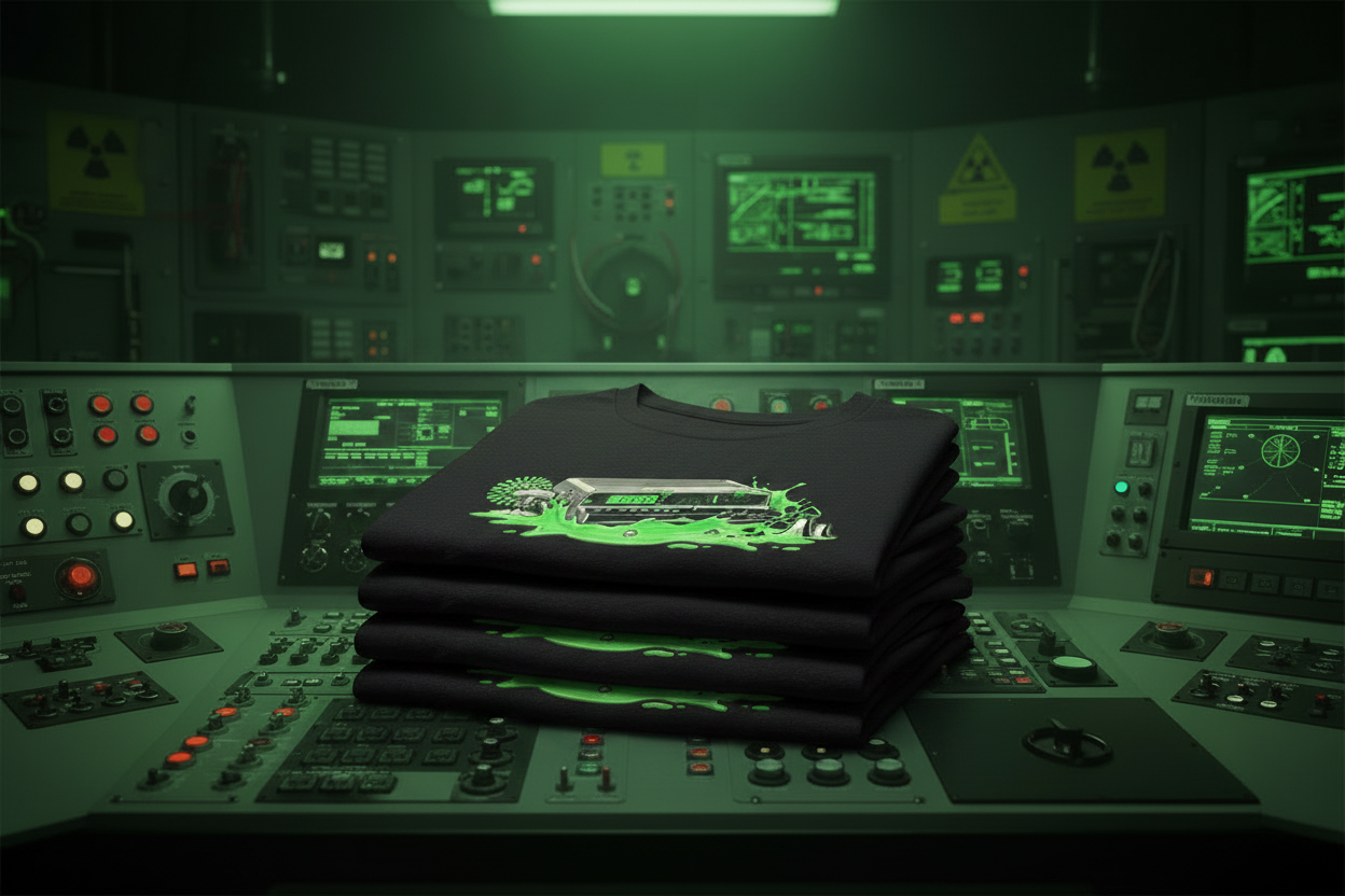 Nuclear Age Vintage Radio Clock Unisex T-shirt