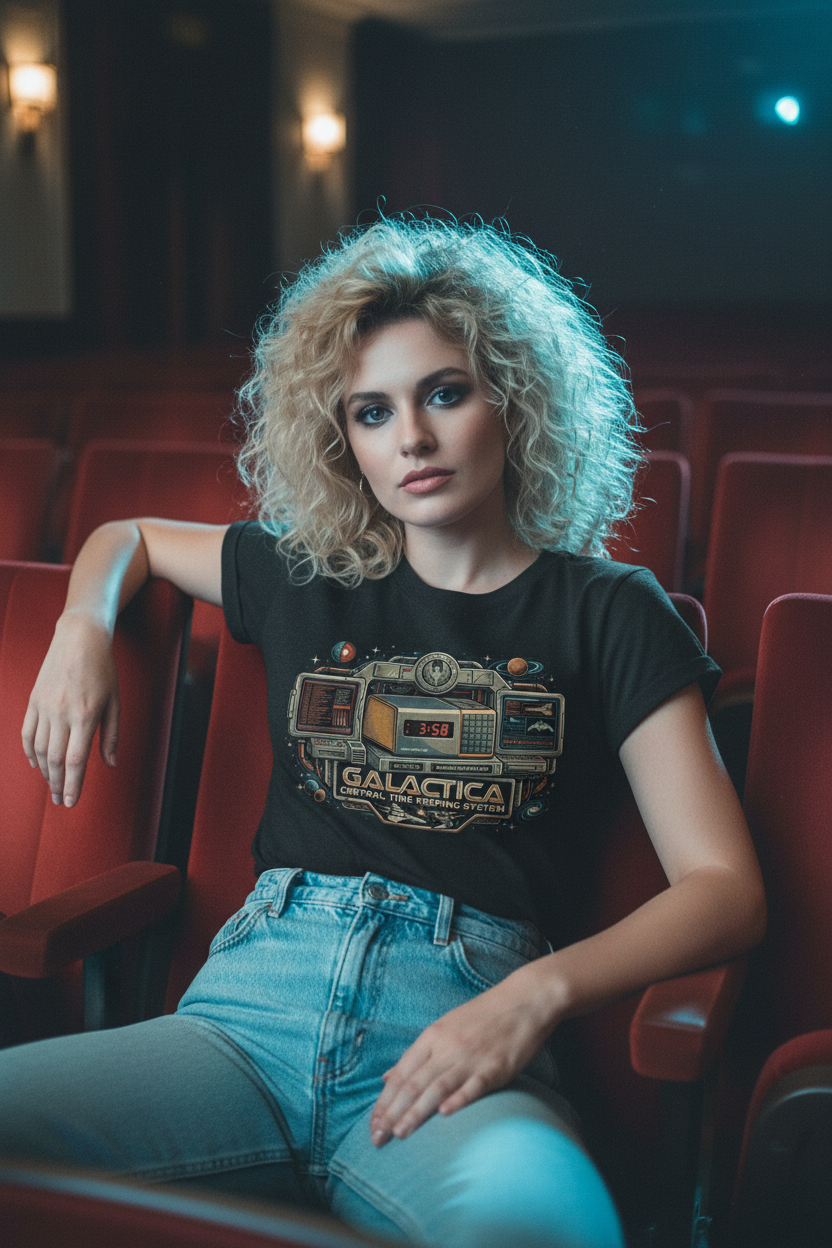 Digi Space Age Vintage Alarm Clock Unisex t-shirt