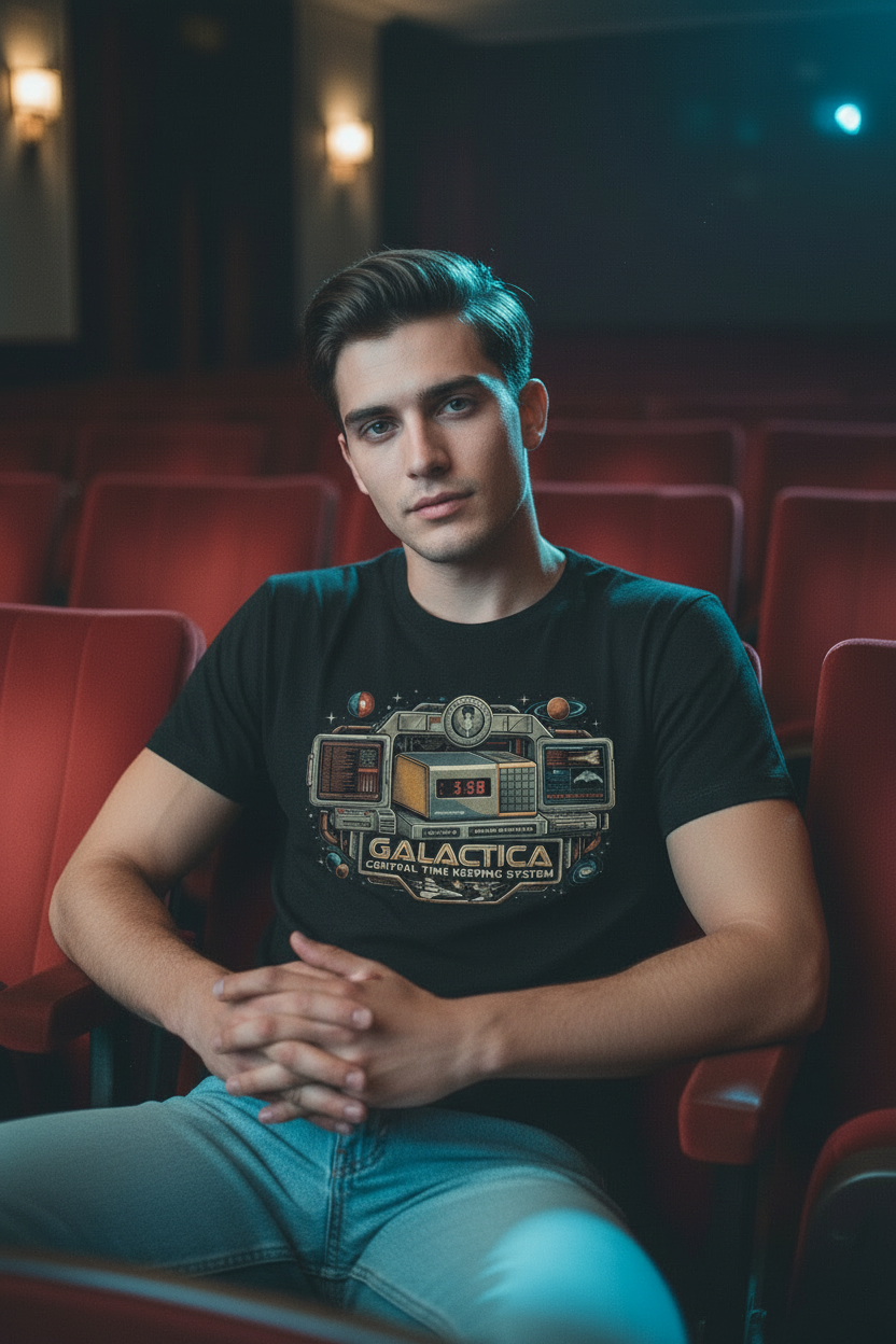 Digi Space Age Vintage Alarm Clock Unisex t-shirt