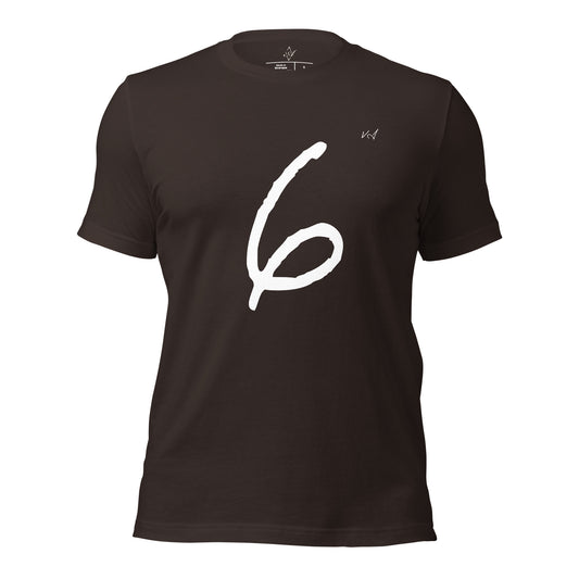6 Numeral Unisex t-shirt
