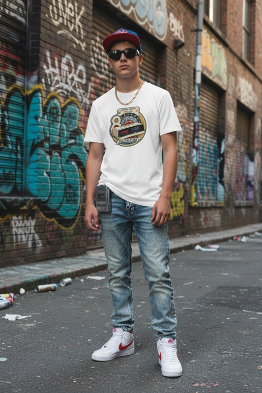 Euro vintage radio alarm clock unisex T-shirt